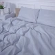 Простынь на резинке MirSon №14-4102 Glacier Gray Mikrosatin Premium 90x200 - высота 25 см (2200006410959) - изображение 4