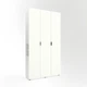 Шкаф Metkas Home A015L 1200 x 420 x 2300 мм ЛДСП Белый Снег (MA015L-B) - изображение 1