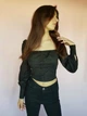 Топ на пуговицах Nasty Gal Черный (10373 S/42) - изображение 7