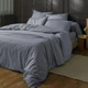 Наволочка MirSon Soft Elegance №14-4102 Glacier Gray 60x60 см (2200010912333) - изображение 4