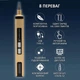 Прецизионная аккумуляторная отвертка с набором бит SW-80022 Electric Screwdriver Set 58в1 Li-battery 350mah Type-C Кейс Gold-Black - изображение 6