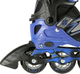 Ролики Nils Extreme NA11010 Чорно-Блакитні роз. M (35-38) (5907695599503) - зображення 5