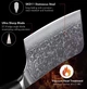 Японський ніж Santoku з дамаської сталі у подарунковій упаковці TURWHO BONE CHOPPER 7" універсальний (SKD11 Steel) - зображення 4