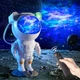 Детский светильник ночник проектор звездного неба галактики Космонавт на Луне Sky Star Astronaut Lamp с пультом ДУ таймером и сменными режимами свечения - изображение 1