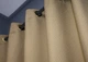 Комплект штор на люверсах VR-Textil Лен-блэкаут Лен Мешковина № 292ш Бежевый 150х250см 2 шт (37-0190) - изображение 8