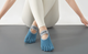 Носки для йоги и пилатеса Yoga socks с закрытыми пальцами, нескользящие, р/р 36-40, зеленые (YS-01-GR) - изображение 3