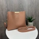 Женская сумка стиль Zara на плечо, сумочка Зара черная эко кожа люкс качество Розово-бежевая - изображение 6