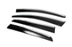 Хромированные ветровики HB (4 шт, Sunplex Chrome) для Volkswagen Golf 7/E-Golf - изображение 6