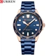 Чоловічий годинник Curren 8426 Blue-Gold - изображение 1