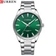 Наручний годинник Curren 8425 Silver-Green - изображение 1