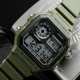 Мужские наручные часы 1299AG Army Green. Skmei 000319197 - изображение 3