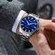 Наручний годинник Curren 8425 Silver-Blue - изображение 3
