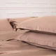 Простынь на резинке MirSon Tencel №03 Creamy 160x200 см (2200009369407) - изображение 4