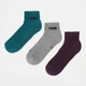 Набор женских носков коротких хлопковых Puma Unisex New Generation Cushioned Qua 93839310 39/42 3 пары Зеленый (8720245622950) - изображение 1