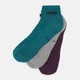 Набор женских носков коротких хлопковых Puma Unisex New Generation Cushioned Qua 93839310 43-46 3 пары Зеленый (8720245622967) - изображение 2