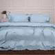 Простынь на резинке MirSon Tencel №04 Blue 90x190 см (2200009369780) - изображение 2