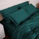 Простынь на резинке MirSon Tencel №07 Emerald 180x200 см (2200009371349) - изображение 7