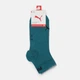 Набір жіночих шкарпеток коротких бавовняних Puma Unisex Quarter Plain 93858903 39/42 3 пари Зелений (8720245637497) - зображення 4