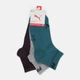 Набір жіночих шкарпеток коротких бавовняних Puma Unisex Quarter Plain 93858903 39/42 3 пари Зелений (8720245637497) - зображення 5