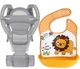 Хипсит, Эрго-рюкзак, кенгуру, переноска Baby Carrier 6в1 Серый слюнявчик-трансформер (n-9901) - изображение 1