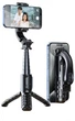Селфи-палка трипод Rtako Q10R Mini Clip selfie stick Black (6942063215332) - изображение 3