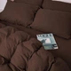 Комплект постельного белья MirSon Евро 200х220 см 003 Brown Фланель (2200009648748) - изображение 11