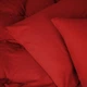 Простынь на резинке MirSon Фланель 009 Red 150x200 см (2200009651939) - изображение 8