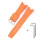 Ремінець для годинника Ремінець для Casio G-Shock GST-W300 Orange SI - зображення 1