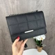 Женская кожаная сумочка клатч с цепочкой на плечо. Мини сумка из натуральной кожи - изображение 4