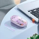 Мышка HOCO General dual-mode silent wireless mouse GM35 (battery version), 2.4G+BT, 800-1200-1600DPI, 300mAh, purple - изображение 3