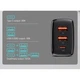 Зарядное устройство 3 порта Baseus 30W (1Type-C + 2USB) CCXJ-E01 черное - изображение 7