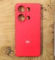Чехол Silicone Case для Xiaomi Redmi Note 13 Pro 4G Red - изображение 1