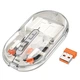 Мышка HOCO General dual-mode silent wireless mouse GM35 (battery version), 2.4G+BT, 800-1200-1600DPI, 300mAh, white - изображение 1