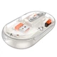 Мышка HOCO General dual-mode silent wireless mouse GM35 (battery version), 2.4G+BT, 800-1200-1600DPI, 300mAh, white - изображение 2