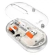 Мышка HOCO General dual-mode silent wireless mouse GM35 (battery version), 2.4G+BT, 800-1200-1600DPI, 300mAh, white - изображение 3