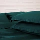 Комплект постельного белья MirSon семейный 2 x 143x210 см №07 Emerald Imperial Tencel (2200010755770) - изображение 5