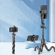 Штатив трипод Rtako C03 Octopus Extendable Tripod Selfie Stick with Detachable Phone Holder Black (6942063212416) - изображение 10