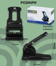 Дырокол Buromax 70 листов Черный (BM.4081-01) - изображение 4