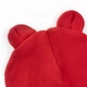Шапочка з вушками Dexter`s подвійна рубчик та кулір red 46 - зображення 2