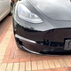 Пластиковая губа на бампер Tesla Model Y 2019 + молдинг бампера юбка черная. - изображение 3
