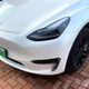 Пластиковая губа на бампер Tesla Model Y 2019 + молдинг бампера юбка черная. - изображение 4