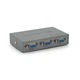 VGA сплиттер Veggieg V-F201 – переключатель мониторов на 2 входа, Silver - изображение 3