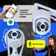 Камера видеонаблюдения Wi-Fi 2MP внешняя уличная с ночным видением, беспроводная поворотная IP-камера со звуком, датчиком движения, записью на карту памяти, управлением через приложение Icsee Белая A8B-4MP-Whitе - изображение 2