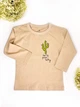 Кофта H&M 128 см бежево-коричневий артикул Л890 - изображение 1