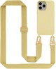 Чехол с ремешком Wave Premium Strap Crossbody Silicone Case для Apple iPhone 13 14 Yellow - изображение 1