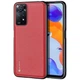 Чохол книжка Dux Ducis Fino case cover covered with nylon material for Xiaomi Redmi Note 11 Pro 5G / 11 Pro Red - зображення 1