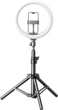 Набор блоггера RTAKO ZJ-ZBT01 Live Streaming Stand with Ring Light and Floor Tripod ABS Black (6942063215400) - изображение 1