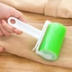 Силіконовий липкий ролик валик для чищення одягу Roller Brush Green - зображення 2