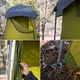 Туристическая палатка душ-туалет Tribe Shower Pro T-AC-0001. 1-о местн. Олива. Палатка санитарная. Кемпинговаяя палатка. - изображение 5
