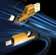 Кабель для быстрой зарядки универсальный 4 в 1 Lightning micro-USB USB Type-C Черный - изображение 7
